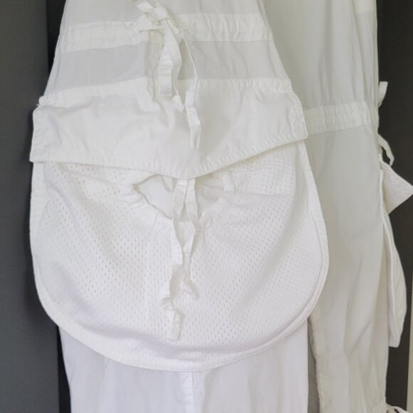 Roberto Cavalli Vintage Y2K Freedom Collection  White Cargo Pants Size 42 Euro - Picture 1 of 11